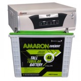 Microtek EB 700VA Square Wave Inverter and Amaron AAM-CR-CRTT150 150AH Tall Tubular Battery